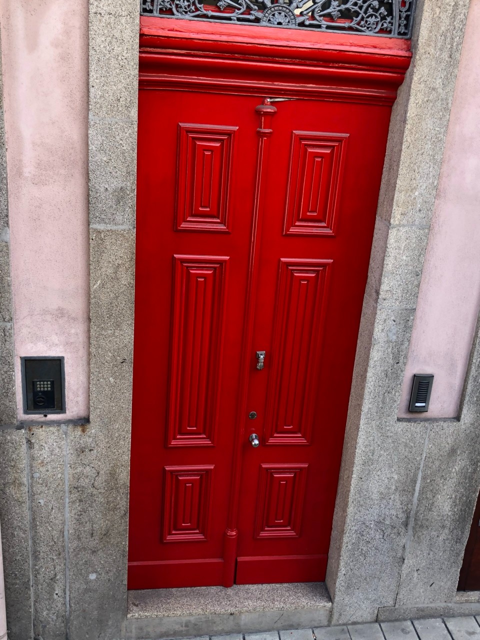 Rote Tür in Porto