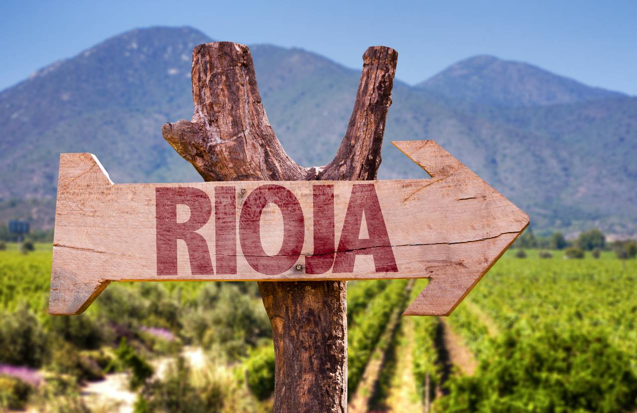 Schild im Rioja Gebiet