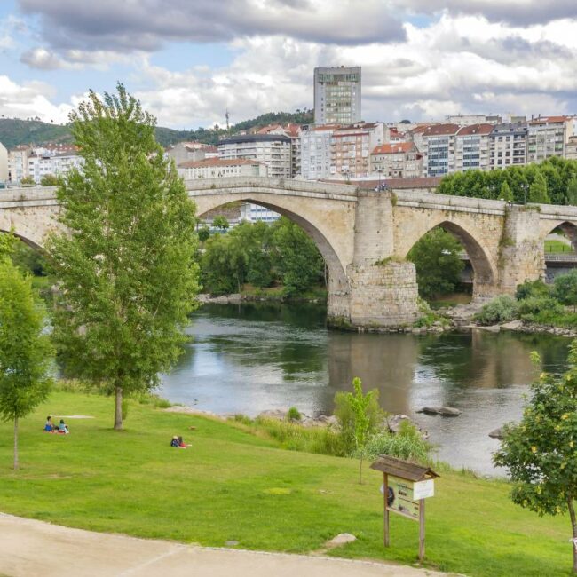 Brücke in Ourense Jakobsweg