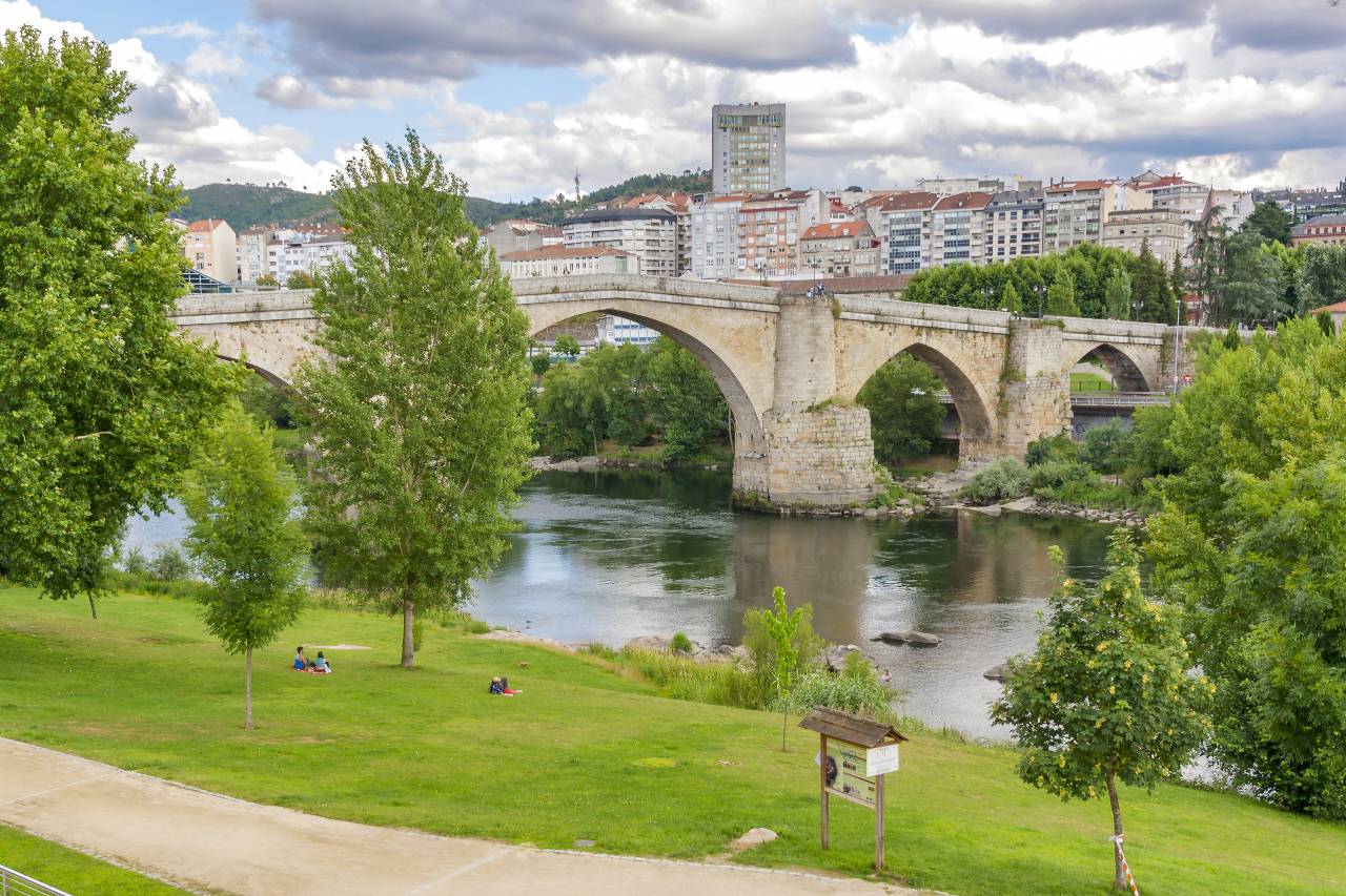 Brücke in Ourense Jakobsweg